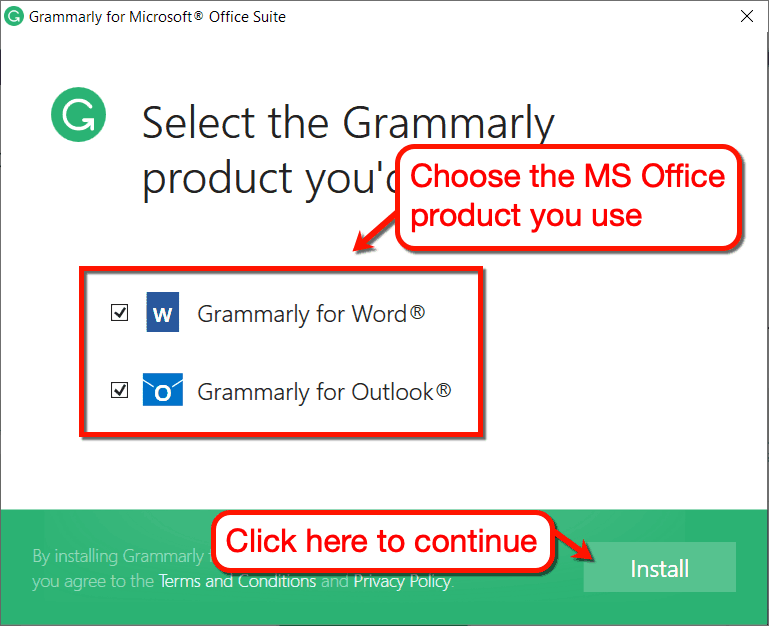 How to Install Grammarly to MS Office