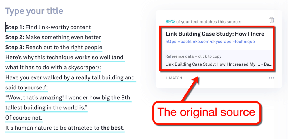 Plagiarism Detection