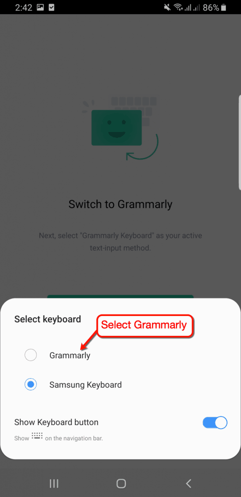 How to Switch to Grammarly Keyboard