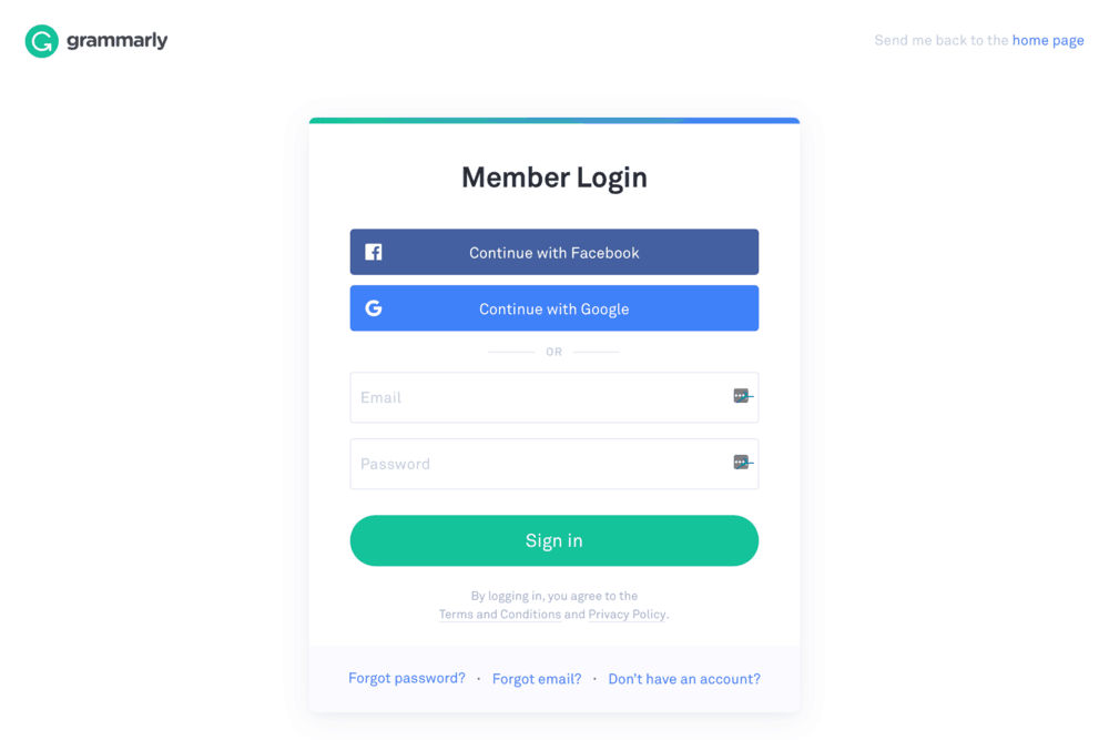 Grammarly Website Login