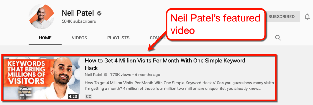 Neil Patel Featured Content