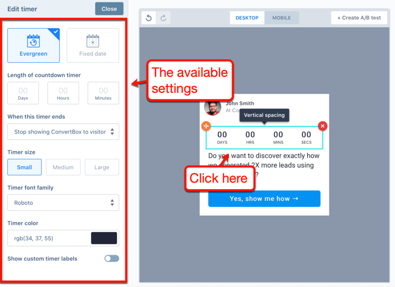 Timer Customization Options