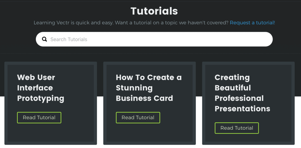 Vectr Tutorials