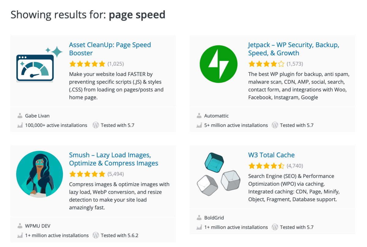 WordPress Performance Optimization Plugins