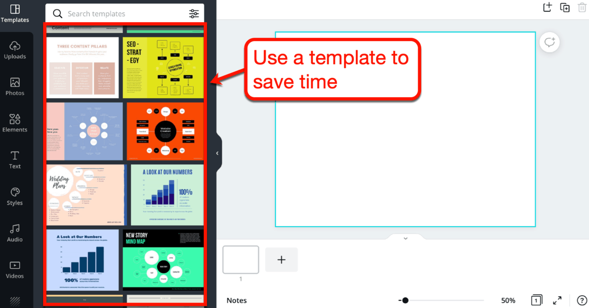 Canva Chart Templates