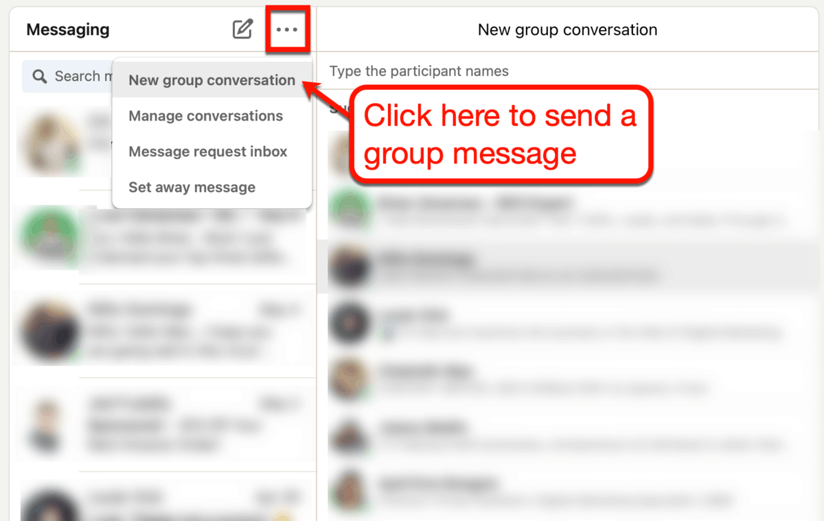 Create a Group Message