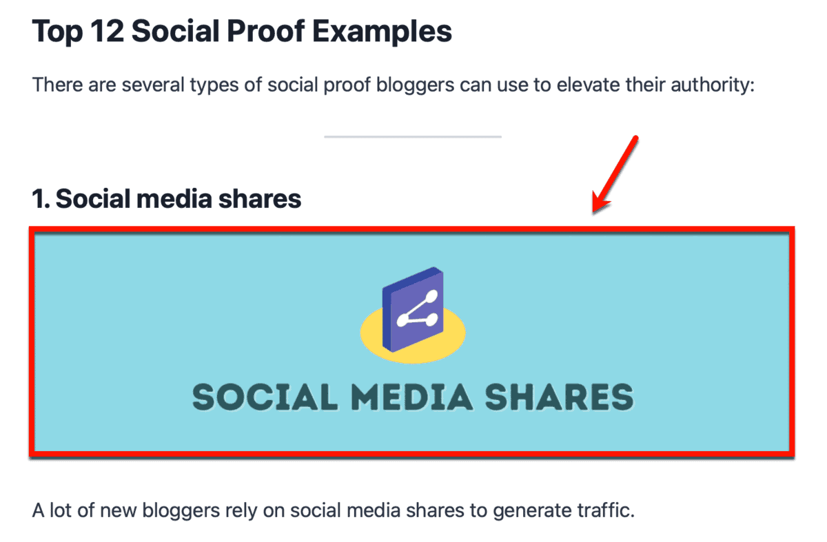 Social Proof Post Headings