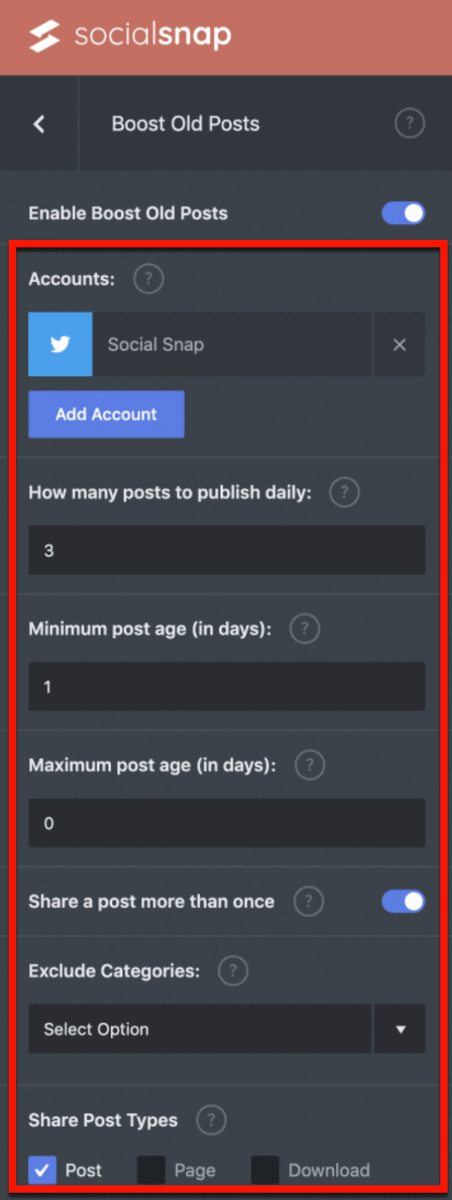 Boost Old Posts