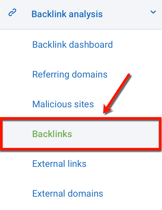 Backlinks Page Link