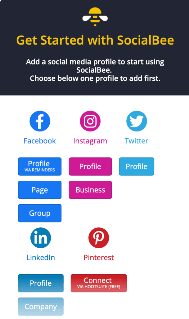 SocialBee Get Started