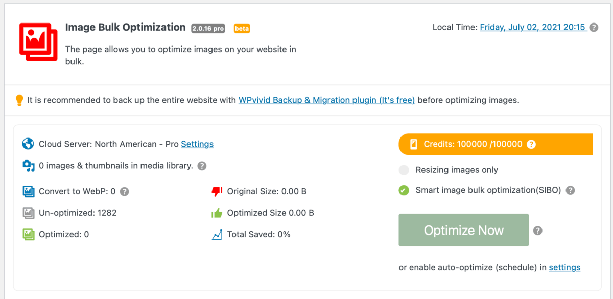 Image Optimization Tool