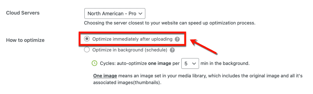 Optimize Images After Uploading