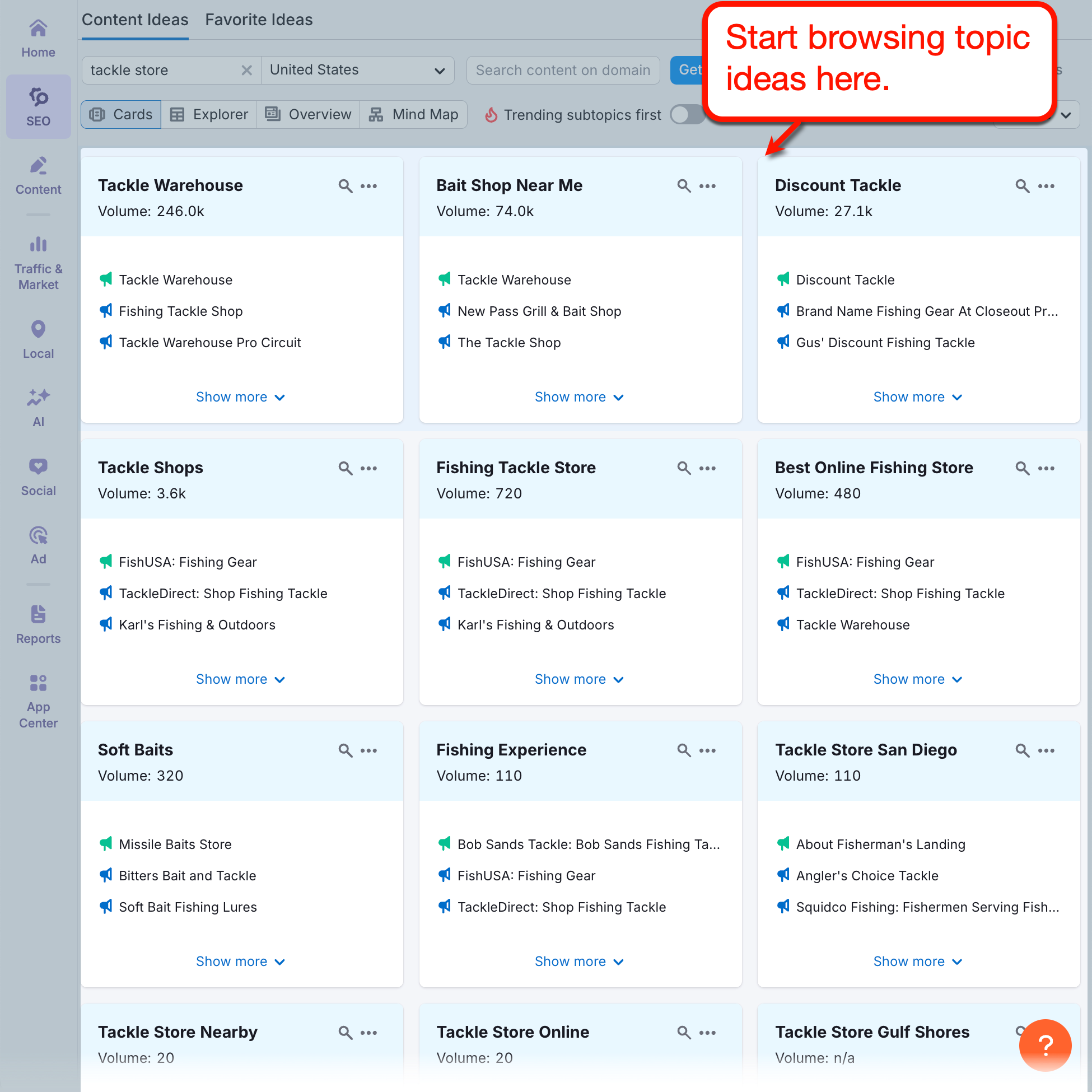 Topic Research Content Ideas