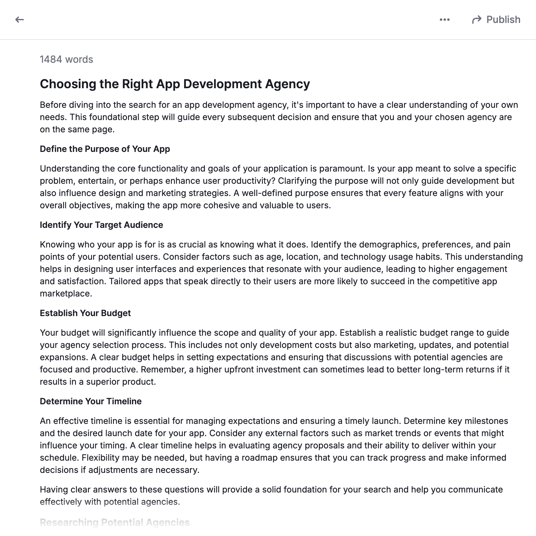 Generative AI Editor
