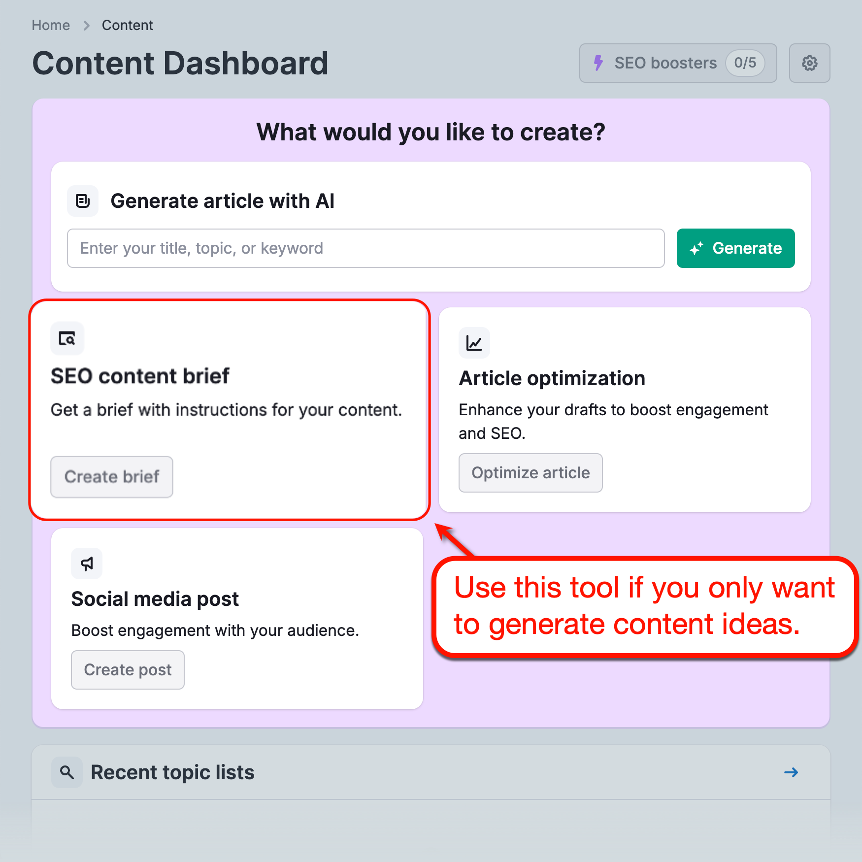 SEO Content Brief AI