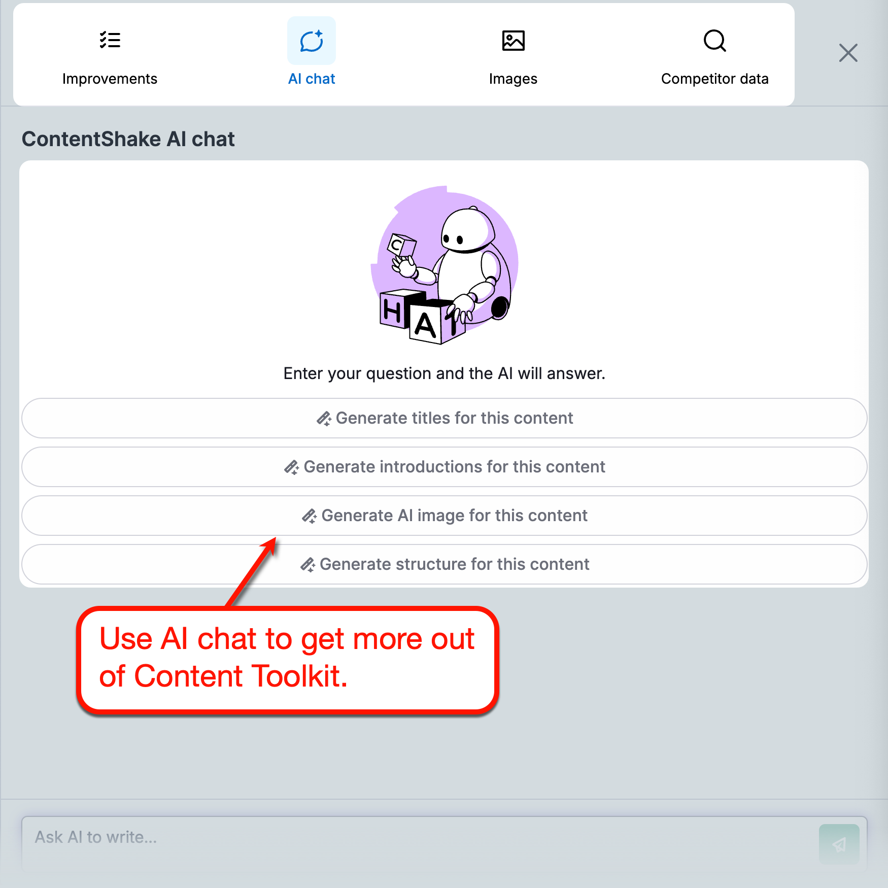 Content Toolkit AI Chat