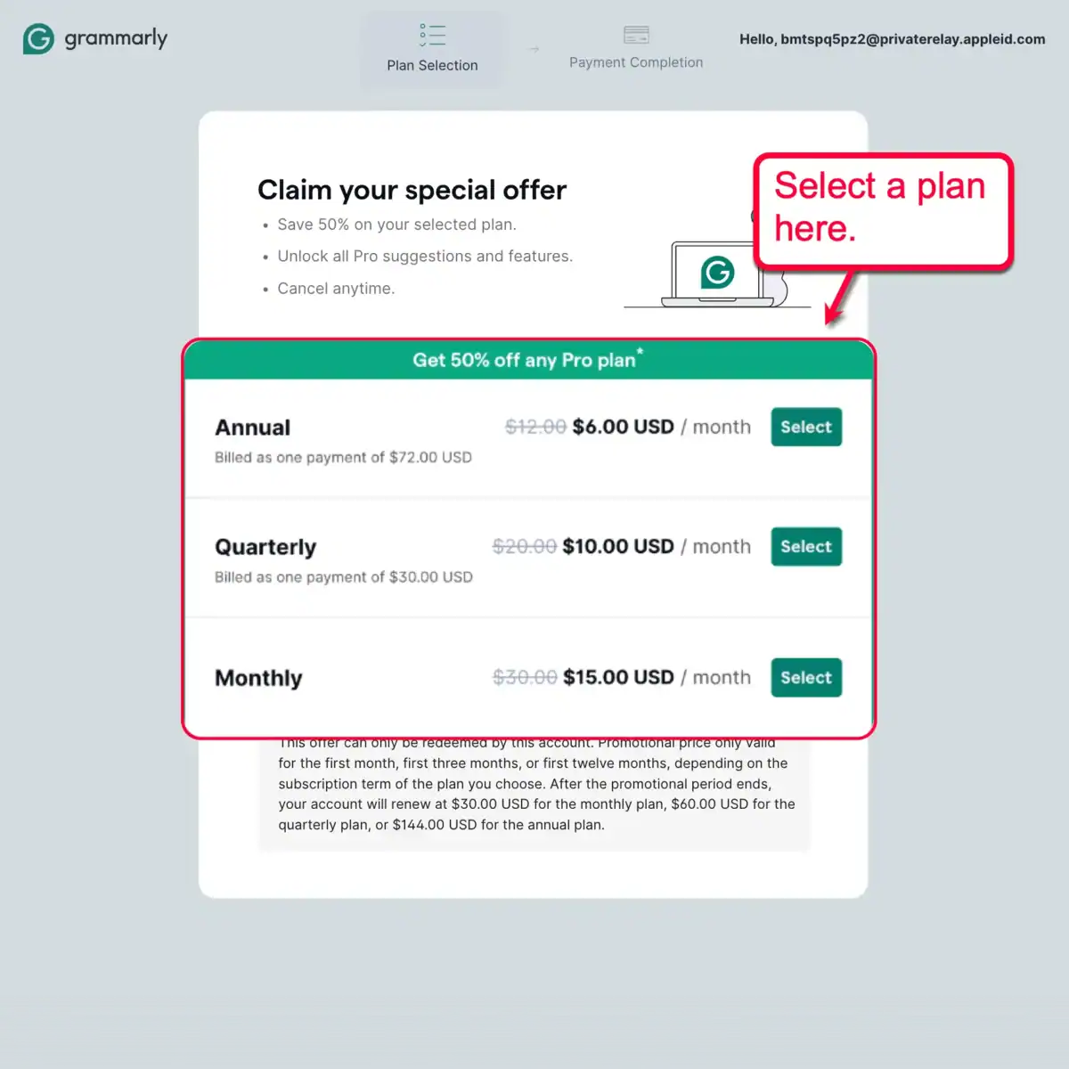 Grammarly Price and Plans