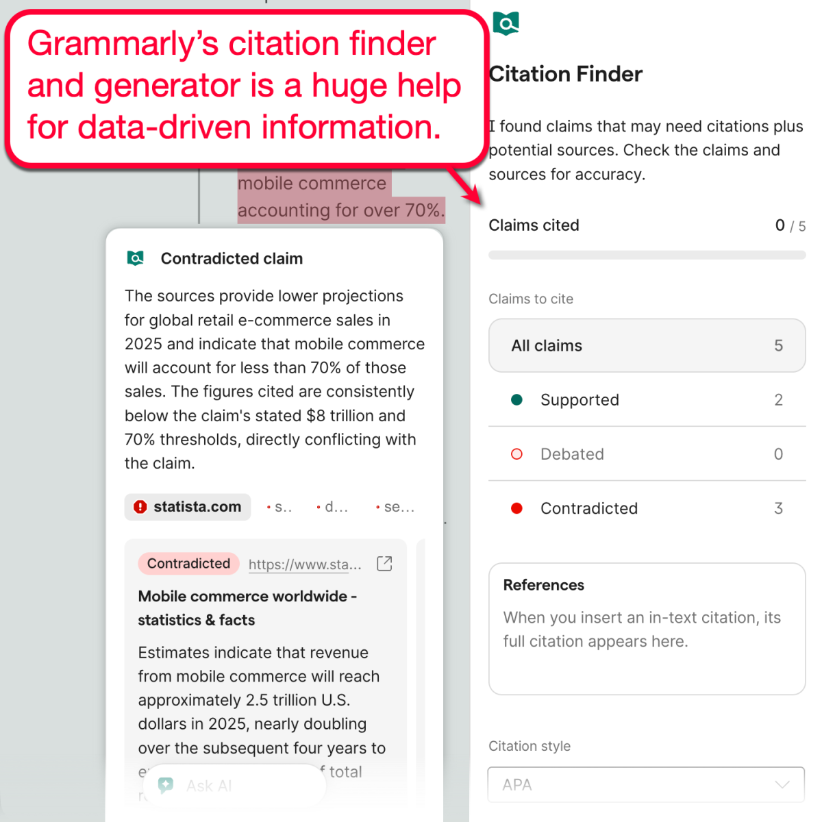 Grammarly Citation Finder Tool