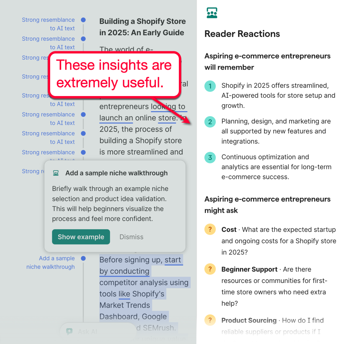 Grammarly Reader Reactions