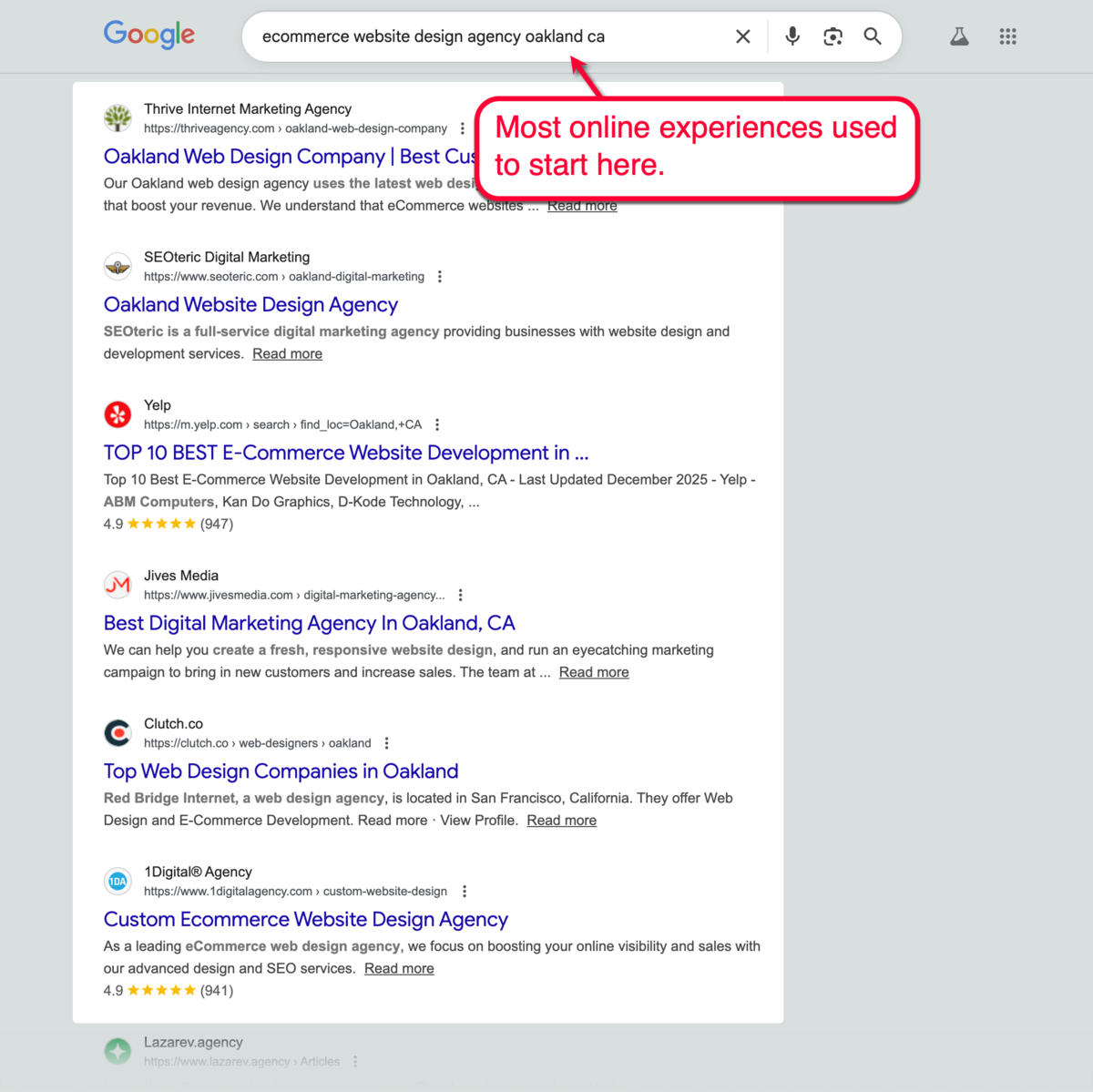 How Google was the start of the online search experience