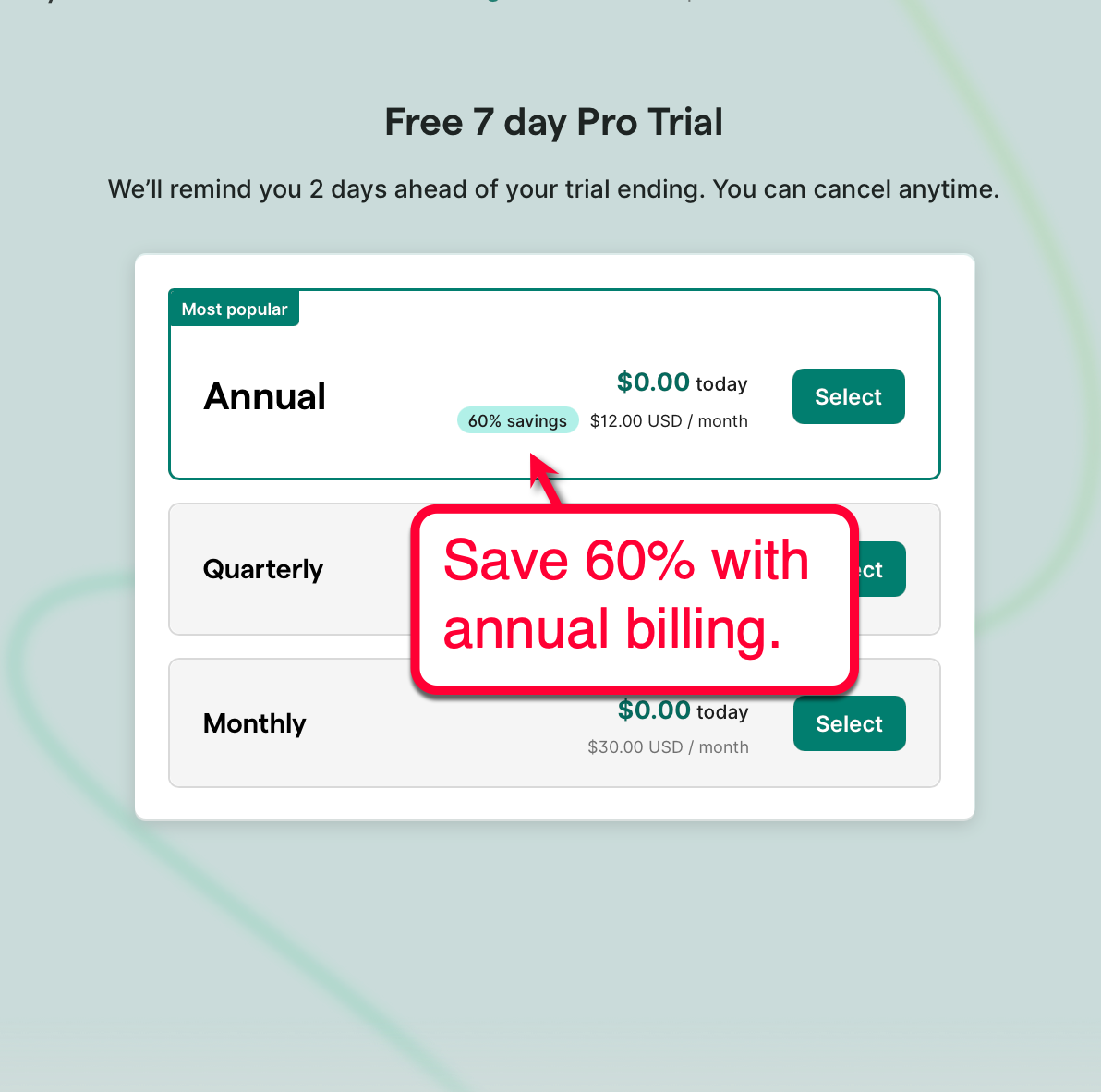 Grammarly Annual Billing Savings