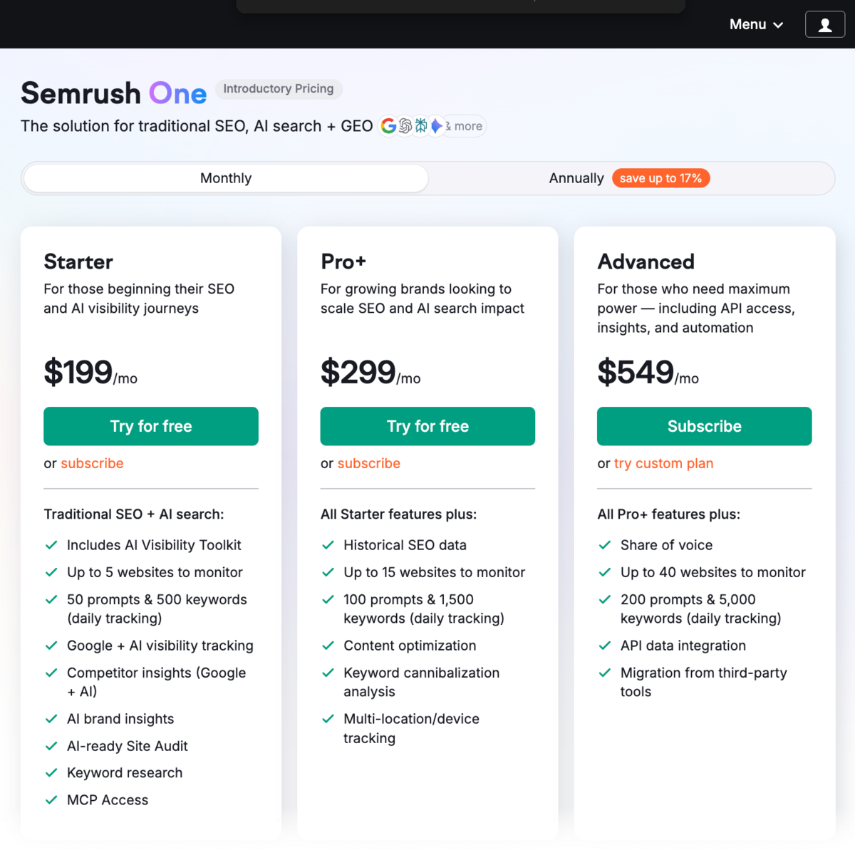 Semrush One